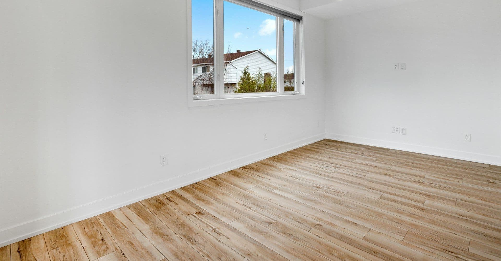 Freshly cleaned, empty apartment ready to lease